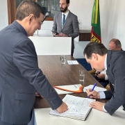 Delegado Andrei Vivan, representando o SSP Sandro Caron